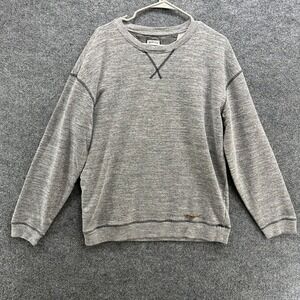 VTG Diesel Co Mens Heather Gray Crewneck Sweatshirt Gray Marl Large